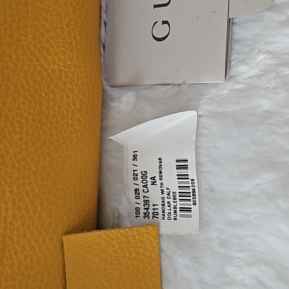 Yellow Gucci tote bag - Picture 10 of 11